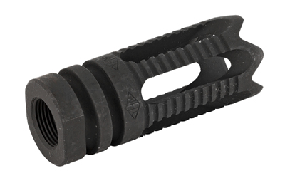 Yankee Hill Machine Co Phantom Comp/Flash Hider, 5.56 NATO, 1/2X28, Aggressive, Fits AR Rifles, Black Finish YHM-28-5C2