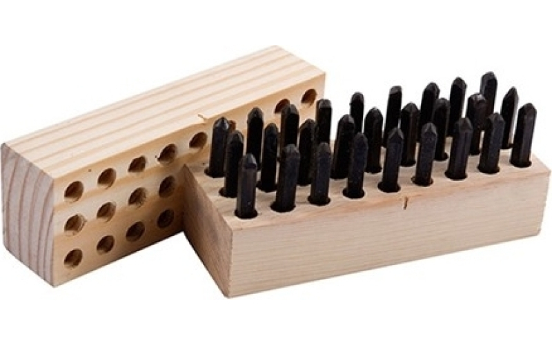 Young Brothers Stamp Works Inc 1/16'' letter stamp set