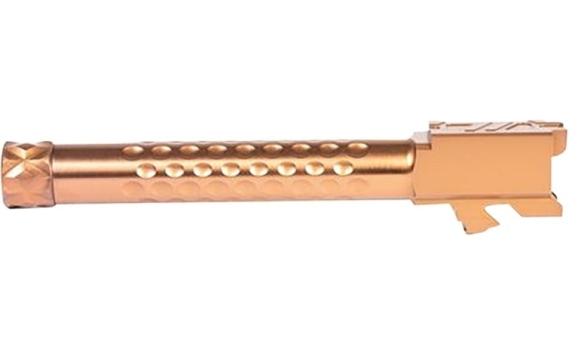 ZEV Technologies Optimized match bbl for glock 17 gen5 1/2x28 thread bronze