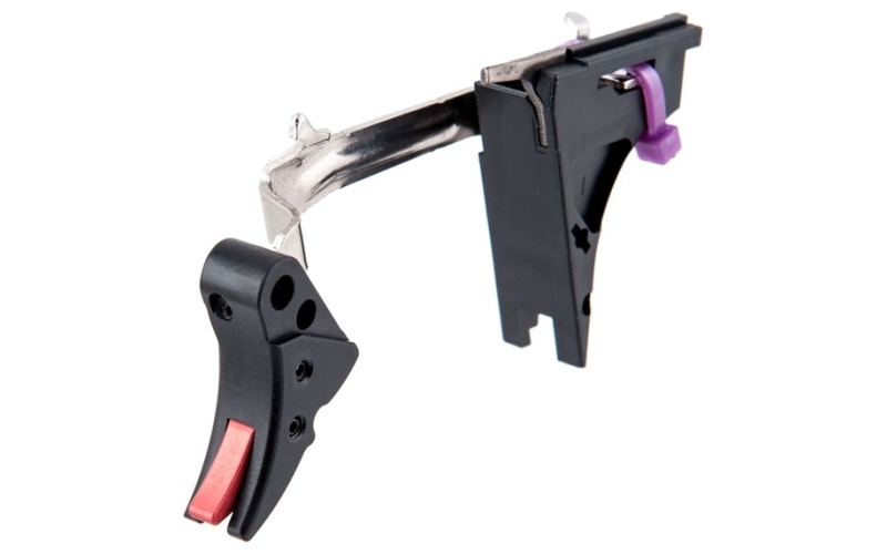 ZEV Technologies Zev fulcrum ultimate trigger kit glock gen 4 9mm, red safety
