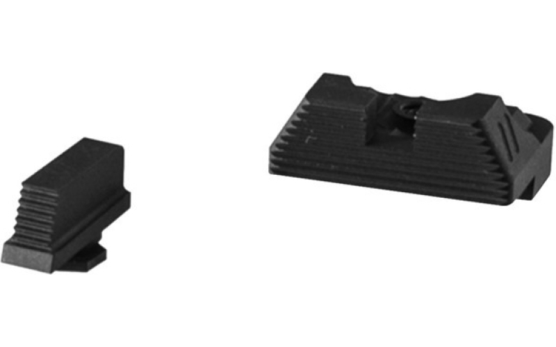 ZEV Technologies Zev sight set, .215 black front, combat v3 black rear