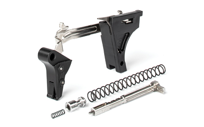 ZEV Technologies PRO Flat Drop-In Trigger, Ultimate Kit, Fits Glock 9MM Gen 1-3, Black w/ Black Safety FFT-PRO-ULT-3G9-B-B